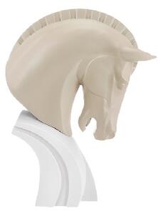 BONGELLI PREZIOSI piccola statua elegante testa di cavallo h 16 cm