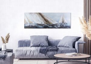 AGAVE quadro a tema mare Via col vento cm 150 x 50