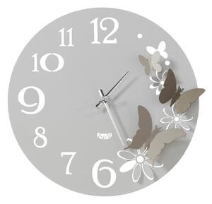 Arti & Mestieri Orologio da parete fiori e farfalle d 45