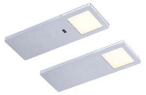 Paul Neuhaus 1156-21-2 - SET 2x LED Illuminazione per mobili con sensore AMON LED/2,5W/230V