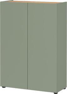 Armadietto color salvia con effetto rovere 74x105x33 cm Alviano – Germania