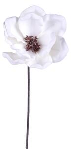 Fiore artificiale magnolia bianca h 63