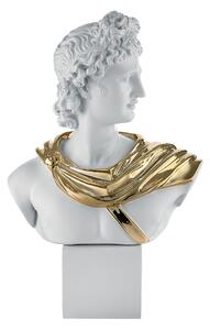 Bongelli preziosi statua moderna scultura Apollo Collezione olimpo h cm 33 BIANCO ORO