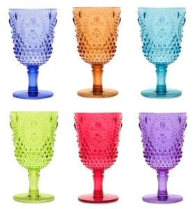 Fade Maison set 6 calici colorati in policarbonato Swami arlecchino 450 ml