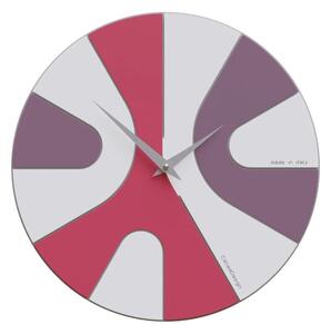 CalleaDesign Orologio da parete moderno silenzioso AsYm- in vari colori FUCSIA