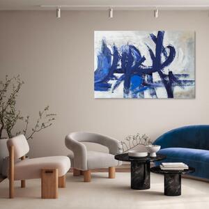 AGAVE quadro astratto moderno Blue stroke 150×100