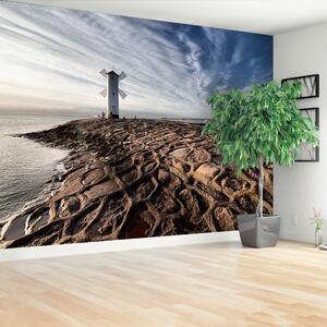 Carta da parati Lighthouse Windmill 104x70 cm