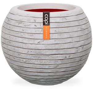 Capi Vaso a Sfera Nature Row 40x32 cm Avorio KRWI270
