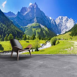 Carta da parati Panorama delle Alpi 104x70 cm