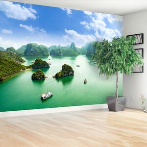 Carta da parati Baia in Vietnam 104x70 cm