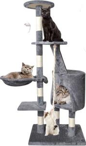 Kratzbaum Kratzbaum per gatti, albero per arrampicarsi, struttura per gatti con cuccia. Stabile, mobile per graffiare, accessori per gatti, mobili per gatti, cura del gatto, graffiare
