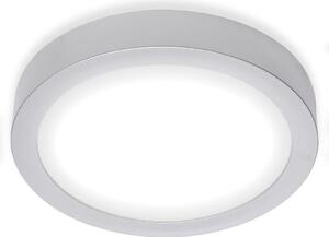 Lampada da soffitto a LED Lampada da soffitto 16,5W cromata Plastica 4000 K Ø22,5cm Briloner