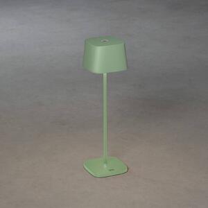 Konstsmide Lampada LED da tavolo Capri esterni, verde-grigio