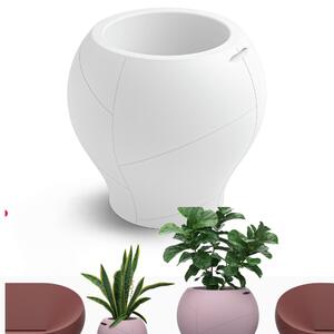 Vaso dalle forme morbide e avvolgenti, Vera Pot SMALL Dimensioni 50x h 48 cm - OUTDOOR INDOOR- OPA COLORE Bianco Perla