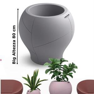Vaso dalle forme morbide e avvolgenti, Vera Pot BIG Dimensioni 80x h 76,5 cm - OUTDOOR INDOOR- OPA COLORE Ferro