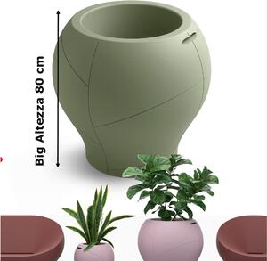 Vaso dalle forme morbide e avvolgenti, Vera Pot BIG Dimensioni 80x h 76,5 cm - OUTDOOR INDOOR- OPA COLORE Agata