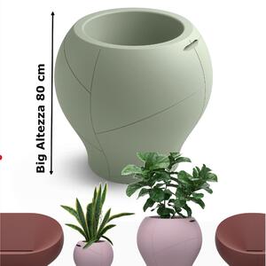 Vaso dalle forme morbide e avvolgenti, Vera Pot SMALL Dimensioni 50x h 48 cm - OUTDOOR INDOOR- OPA COLORE Giada