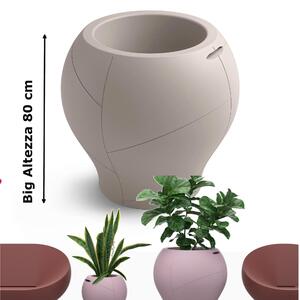 Vaso dalle forme morbide e avvolgenti, Vera Pot SMALL Dimensioni 50x h 48 cm - OUTDOOR INDOOR- OPA COLORE AMBRA