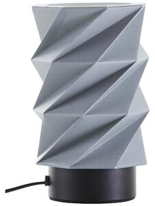BRILLANTE lampada da tavolo 22cm Paperfold in carta grigia/nera/metallo