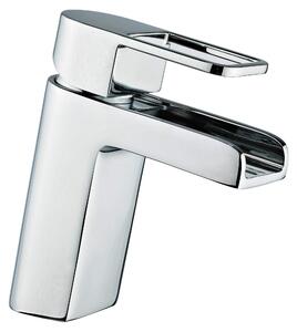 Rubinetto monocomando per lavabo con effetto cascata