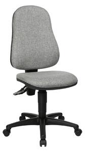 Topstar Home Office sedia da ufficio POINT 60 sedia da scrivania senza braccioli in tessuto sedia girevole