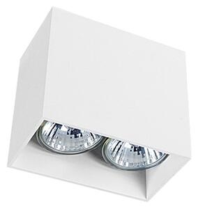 Faretto spot GAP bianco 2xGU10x35W in alluminio, dimensioni: 10x11x6 cm, IP20, Nowodvorski Lighting