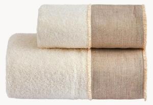 Set di 2 asciugamani in cotone Nicol