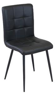 ROSA - sedia imbottita per sala da pranzo in ecopelle cm 47,5 x 59 x 81 h