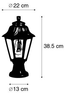 Lanterna da esterno nera IP44 - ANNA