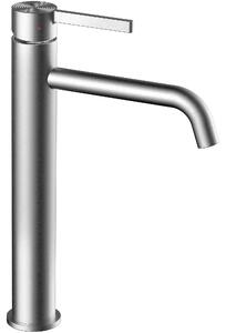 Rubinetto per lavabo da bagno in acciaio inossidabile spazzolato