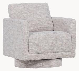Poltrona girevole in bouclé Oska