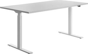 Topstar TTS16080WG Topstar E-Table höhenverstellbarer Schreibtisch lichtgrau rechteckig