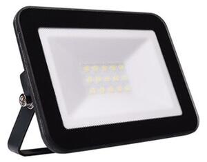 Proiettore a LED da 10 Watt e 900 lumen, nero, IP65, illuminazione per cortili