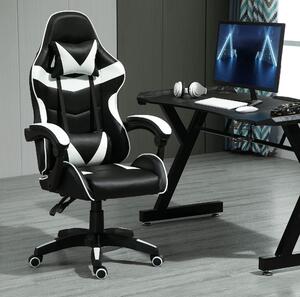 Sedia da gaming ergonomica con supporto regolabile