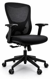 Sedia da ufficio ergonomica con schienale in rete e braccioli regolabili