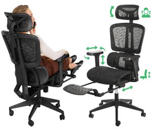 Di volio poltrona ergonomica Romalo - Nero