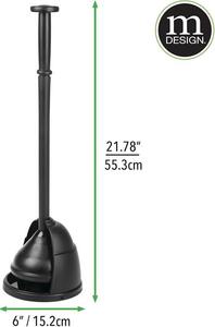 Sturalavandini Sturalavandini per bagno Sblocca WC mDesign Nero