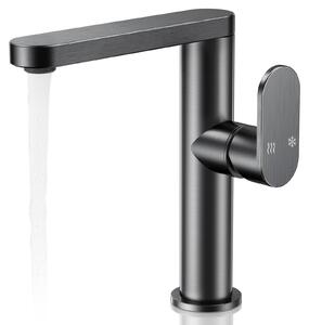 Miscelatore monocomando moderno per lavabo – Rubinetteria da bagno in alluminio