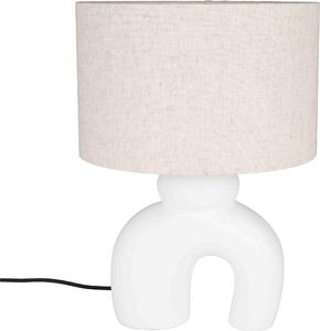 Zuiver Bibi Lampada da tavolo in cemento bianco