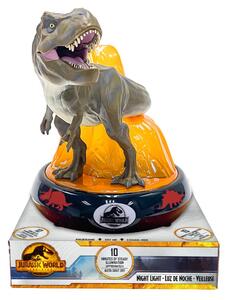 Lampada da Comodino Led 3D Jurassic World T Rex
