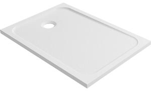 Piatto doccia SENSEA resina sintetica e polvere di marmo Easy 70 x 100 cm bianco