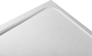 Piatto doccia SENSEA resina sintetica e polvere di marmo Easy 70 x 100 cm bianco