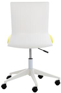 Sedia da ufficio ergonomica Apolda, colore verde, materiale: tessuto