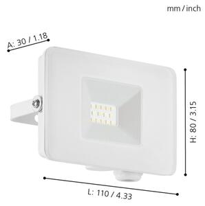 Eglo 33152 - Riflettore LED FAEDO 3 LED/10W/230V