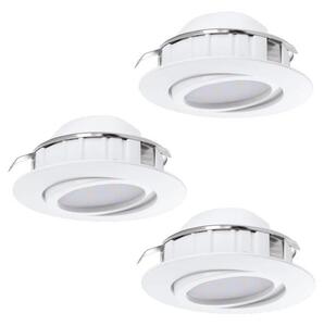 Eglo 78755 - SET 3x Lampada LED da incasso PINEDA LED/6W/230V 3000K bianco