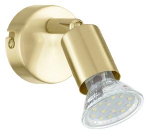 Eglo 33184 - Luce Spot da parete a LED BUZZ-LED 1xGU10/2,8W/230V 3000K oro