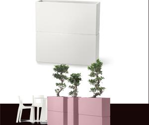 Fioriera Alta DUNE in Polietilene � una fioriera dal design Lineare Dimensioni 80x27xh 80 cm in grado di delimitare con eleganza ampi spazi Colore Perla