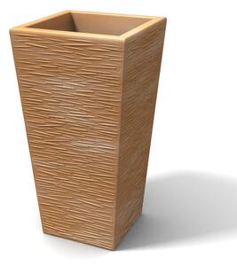 Porta vaso Vaso in polietilene EGIZIO rustico 32x22x53 cm ideale per arredare al meglio sia un ambiente interno che esterno Tegola