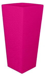 Porta vaso Vaso in polietilene EGIZIO rustico 32x22x53 cm ideale per arredare al meglio sia un ambiente interno che esterno Viola