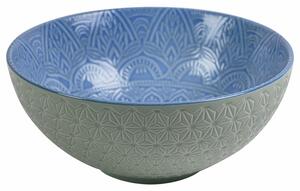 Baku insalatiera 25cm grigio - blu in Dolomite Grigio, diametro 25.8 x altezza 11 cm